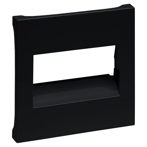 LEGRAND, SEANO 765354 CACHE RJ45 POUR PRISES DE DONNÉES À 1 ET 2 VOIES - COULEUR : NOIR LAQUÉ