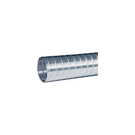 Gaine VMC aluminium 160mm 3m 546101 – Conduit semi-rigide résistant à la chaleur – Adapté pour VMC double flux – Nather