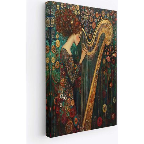 Decorazione artistica da parete con stampa su tela Painting Multicolore (1/3)