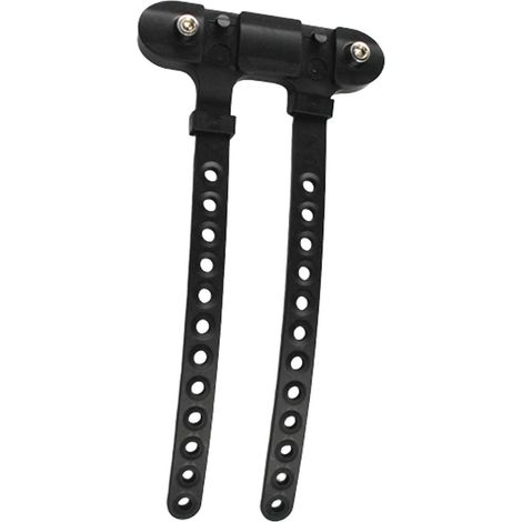 support De Fixation Pour Porte-bidon De Vlo, Support Pour Bouteille D'eau, Pour Vlo  Double Sangle, Base Rglable En Longueur (noir), Taille Unique (1/5)