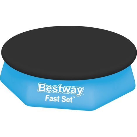 Bestway Telo per Copertura Piscina Fast Set (244cm) Art. 58032 - Bestway Telo per Copertura Piscina Fast Set (244cm) Art. 58032 - Confezione Da 1 Pezzo (1/4)