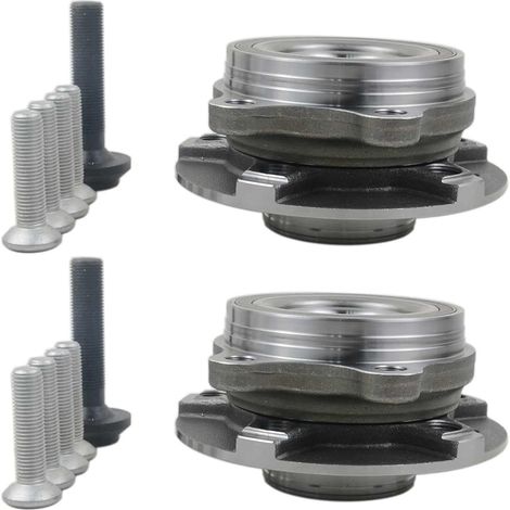 Paire de Jeux de Roulements de Roue Pré-Assemblés Avec Moyeu de Roue Compatible avec A5 A4 A8 A7 A6 Q5 2.0 2.8 3.0 3.2 8T3 4G2 8F7 8KH 8K0407613B 4H0498625B (1/5)
