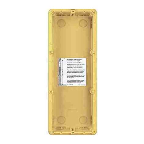 Caja empotrada de 3 módulos BTI350030