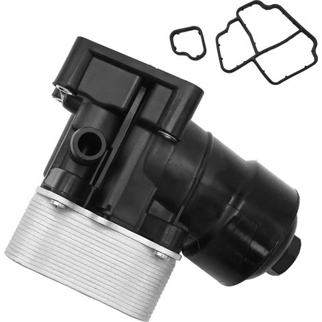 03L115389B Boîtier de filtre à huile avec joint de rechange Remplacement pour A1 A3 Remplacement pour Seat Altea Leon Remplacement pour Skoda Rapid Roomster Remplace 03L115389H 03L115389C (1/5)