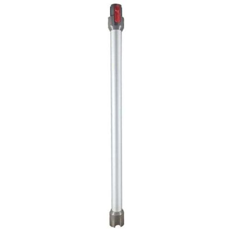 Tube Télescopique pour Dyson, Tube d'extension Rigide Compatible avec Dyson V7 V8 V10 V11 V15, Tube d'aspiration à Connexion Rapide pour Aspirateur Dyson avec Deux 2 en 1 Brosses, Argent (1/4)