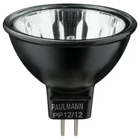 Paulmann 832.12 GU5.3 Halogen Bulb Akzent 12v 2900K - 4000H - BLACK Aluminum