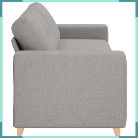 Canapé - 4105096 - Gris nuage - Tissu - 3 places (1/5)