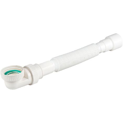 TUBO ESTENSIBILE CON CURVA 90  °- 11/4-11/2 uscita 32-40- CR- pezzi 1 (1/2)