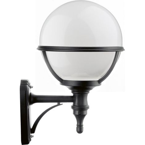 Aplique de pared clásico CLIC-CLAC GLOBO E27 42 W IP44 Negro (1/2)