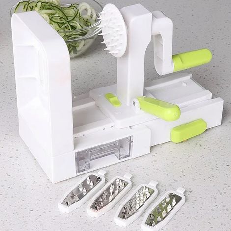 Râpe manuelle multifonctionnelle à manivelle pour pommes, poires, légumes et fruits (1/5)