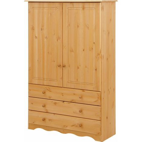 Armoire à linge 2 portes 3 tiroirs – Matériaux certifiés FSC® – Solution de rangement personnalisable – Largeur et couleurs variées (1/3)