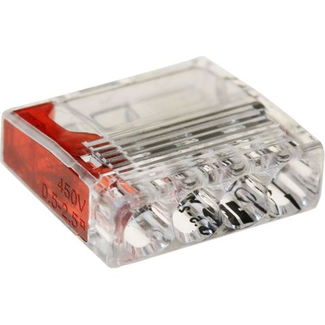 Steckklemmen Anzahl Leiter 4, 0,5 - 2,5 mm², 100 Stück Verbindungsklemmen
