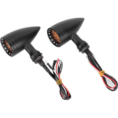 Paire de clignotants LED rétro moto pour Yamaha, Honda, Kawasaki (1/5)