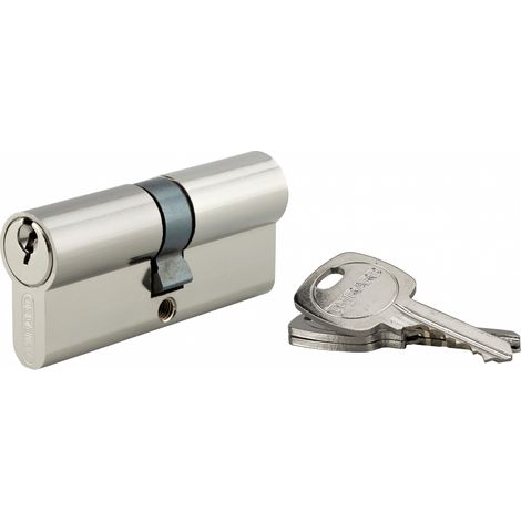 Cilindro europeo STD 35 x 35 mm nichelato, 3 chiavi – THIRARD