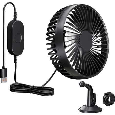 Ventilateur USB Pour Voiture Ventilation réglable silencieuse (1/5)