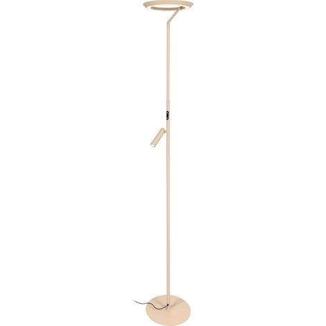 Lampadaire de conception Celeste brun sable Ø 28cm avec lumière de lecture - 03745/25/41 (1/2)