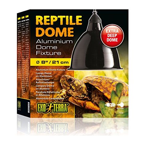 EXO TERRA Lampe Dome a reflecteur en aluminium L - Pour reptiles (1/3)