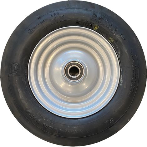 Ruota completa per carriola 380x80-100mm (1/2)