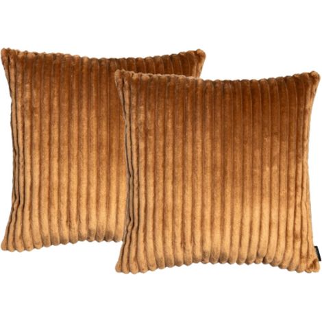 BOBOCHIC - Lot de 2 coussins OSLO 60x60 Jaune (1/5)