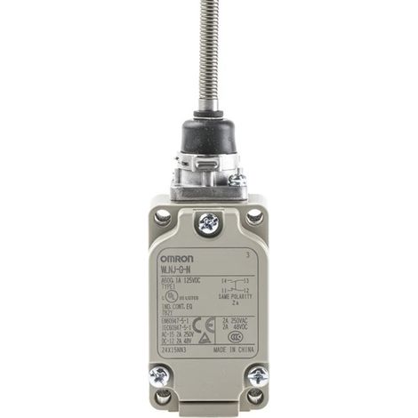 Finecorsa a scatto e asta a molla 2NO+2NC 500V 10A IP67 Omron WLNJ2GNOMR