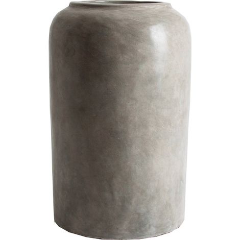 Amphore Terracota Grise Style Colonial - Gris nuancé élégant style colonial (1/3)