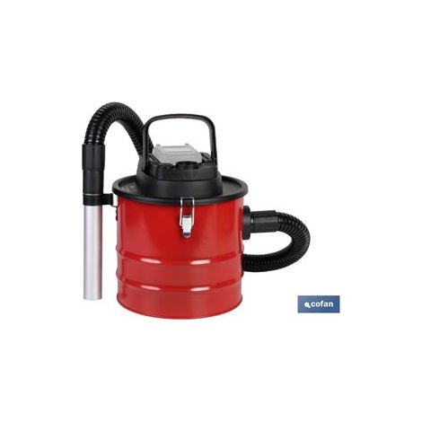 Cofan – Aspirateur à cendres sur batterie 18V – Capacité 10 litres – Puissance d’aspiration 8 Kpa – Autonomie 20 minutes – Niveau sonore 72 dB (1/5)