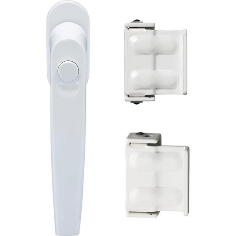Abus Fenstersicherheit Set Fenstergriff FG50 & Zusatzsicherung SW1 weiß 3 tlg.