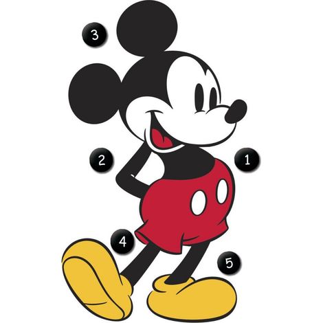 Sticker Géant Mickey Mouse Disney 101 cm (1/3)