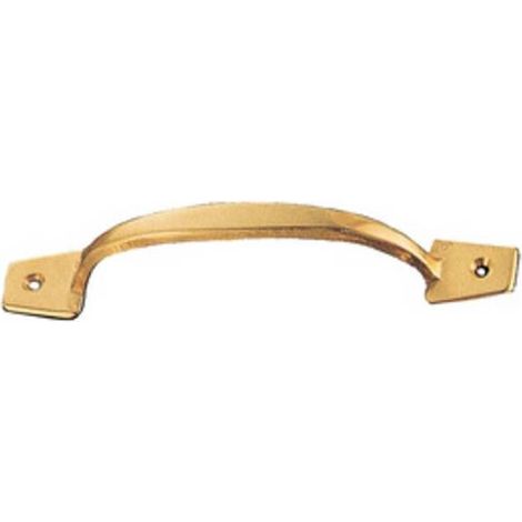 5 x BL MANIGLIA OTTONE FISSA 100 MM 2 PZ
