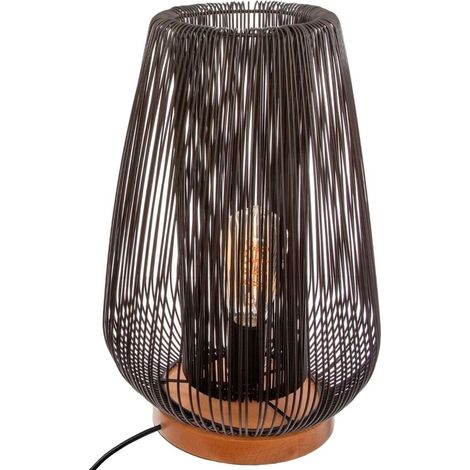 Lampada a filo Noda in metallo nero H41cm - Atmosphera créateur d'intérieur (1/3)