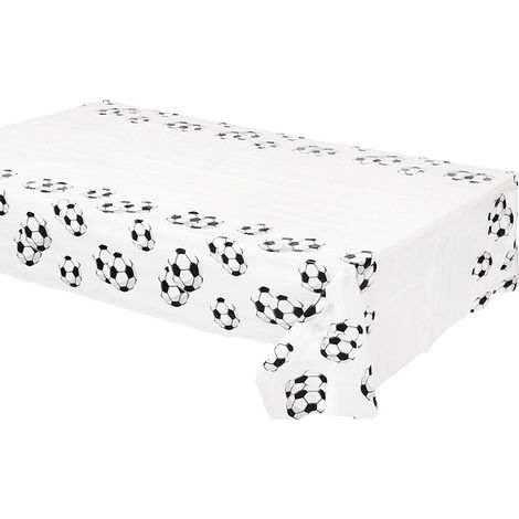 Nappe rectangulaire de 108 x 180 cm sur le thème du football, Qatar 2022 Cup World - Fournitures de fête pour le jour du match, fête d'anniversaire, événement en plein air A/a (1/5)