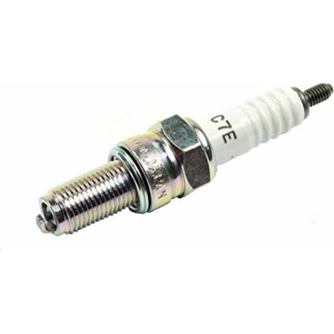 Bougie d'allumage C7E Ø10mm Longueur Culot: 19mm Clé: 16mm - Tige Filetée - Sans olive