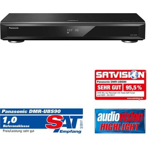 Panasonic DMR-UBS90EGK (2TB) UHD Blu-ray Player schwarz (1/3)