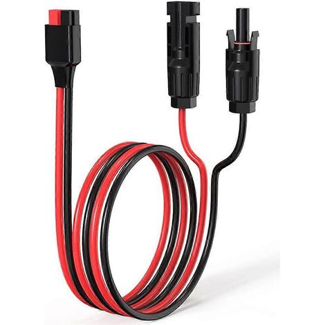 Câble de panneau solaire 1,5 m/5 pi 14 AWG pour Anderson pour Dokio ALLPOWERS Jackery Goal Zero Panneau solaire et station d'alimentation. (1/5)