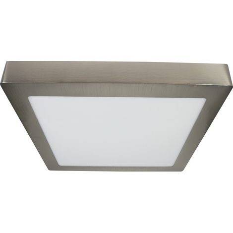 Downlight superficie cuadrado niquel satinado 25W (1/2)