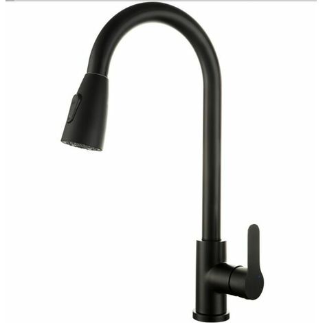 Kitchen Mixer Tap-Kitchen Faucet with 2 Functions Pull Out Spray Stainless Steel Kitchen Mixer Tap (1/5)