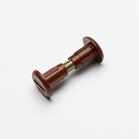 Lot de 5 vis de jonction M6 finition marron (27–32 mm)