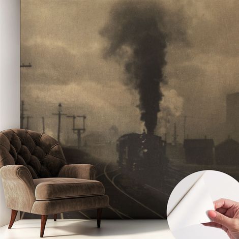 Carta da parati autoadesiva - fotomurale - decorazione parete - stile elegante - decorazione casa - Paesaggio industriale 250x250 cm (1/5)
