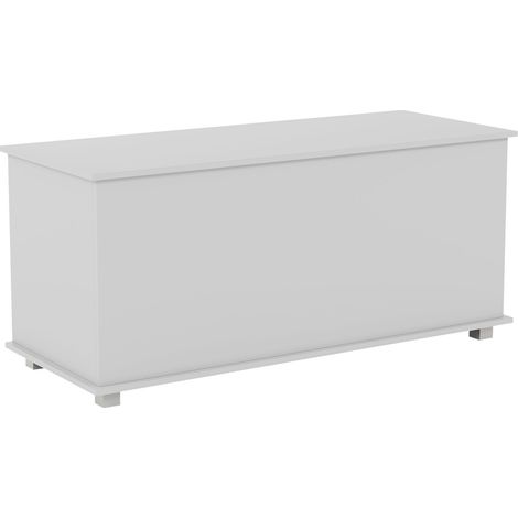 Leon Storage Ottoman Bench Bedding Blanket Box Hallway Bedroom Chest, White