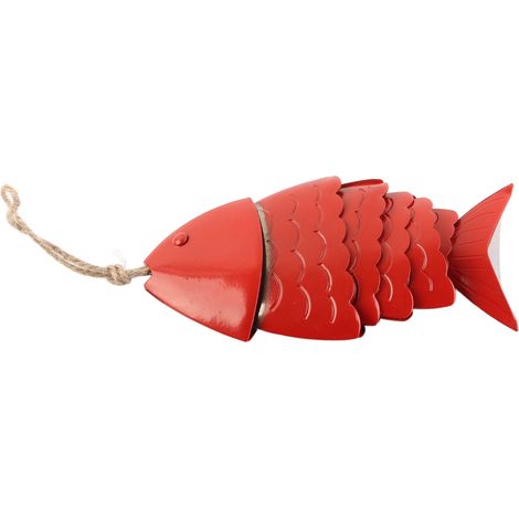 Carillon éolien en métal en forme de carpes koï colorées, décoration résistante aux intempéries pour gouttière, carillon éolien en forme de poisson (1/5)