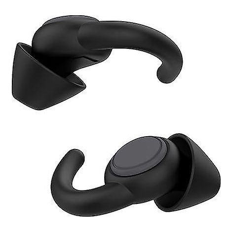 (noir) Bouchons D'oreille Antibruit, Bouchons D'oreille Pour Dormir, Bouchons D'oreille Antibruit, Confortables. (1/5)