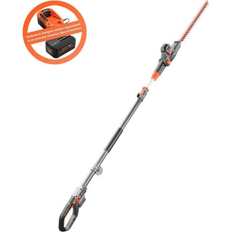 Taille haie telescopique batterie - FUXTEC FX-E1HH20 - 20V lame 25cm - Sans batterie ni chargeur