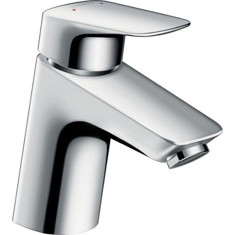 hansgrohe Waschtisch-Einhebelmischer 70 Logis m Met.-Zugstangen-Ablaufgarnitur, chrom (1/5)