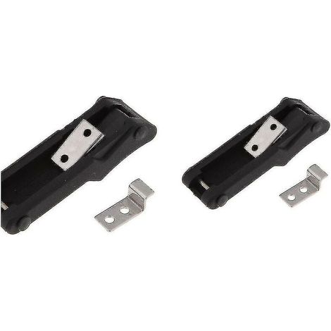Wabjtam Loquet à poignée en T en caoutchouc flexible, attelage en plastique marin avec loquet extractible, loquet en caoutchouc absorbant les chocs (noir) (1 paire) (1/5)