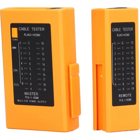 Testeur de câble réseau multifonction, outil de vérification longue distance RJ45, détecteur haute définition pour inspection de lignes Ethernet (1/5)
