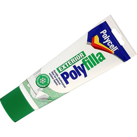 Polycell Exterior Polyfilla Ready Mixed Multi-Purpose Filler Tube - 330g (1/2)