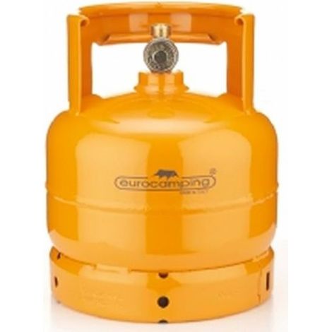 BOMBOLA GAS 2KG PROPANO RICARICABILE VUOTA CAMPING FORNELLINO