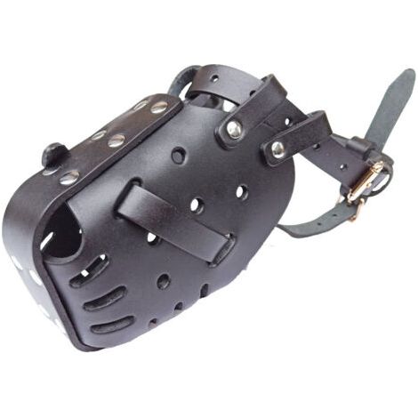 Cuir Fait Àberger Allemand Doberman Muselières Défense Muselières Pour Animaux De Compagnie Chiens Taille Moyenne Et Grande Masques Anti-Morsure