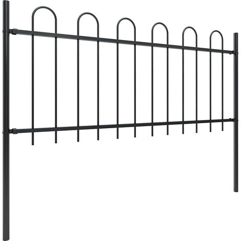 Maison Exclusive - Gartenzaun  Stahl  Robust  Modern