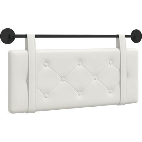 Maison Exclusive - Tête de lit suspendue Blanc Simili cuir